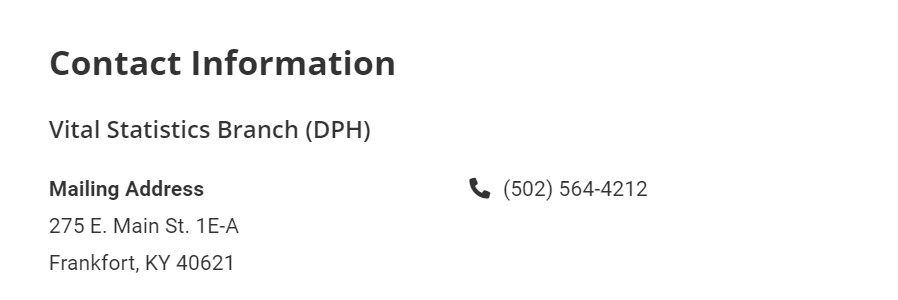 How to access Kentucky divorce records you may get ifo here